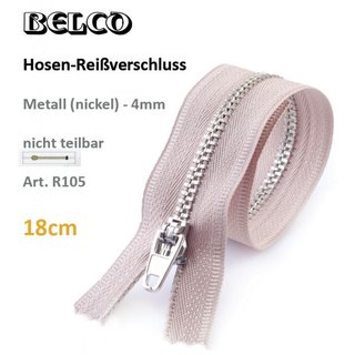 Hosenrei�verschlu� 18 cm 000 schwarz