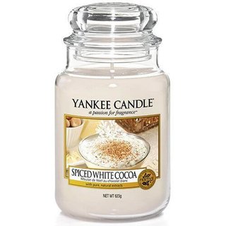 Yankee Candle Glas gro mit Duft Spice White Cocoa