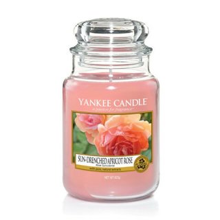 Yankee Candle Glas gro mit Duft Sun-Drenched Apricot Rose