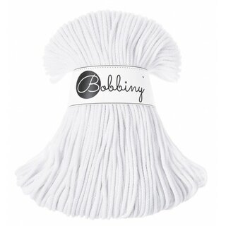 Bobbiny Premium 3 mm Junior Flechtkordel white