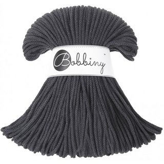 Bobbiny Premium 3 mm Junior Flechtkordel charcoal