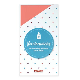 Verzierwachsplatte lachs